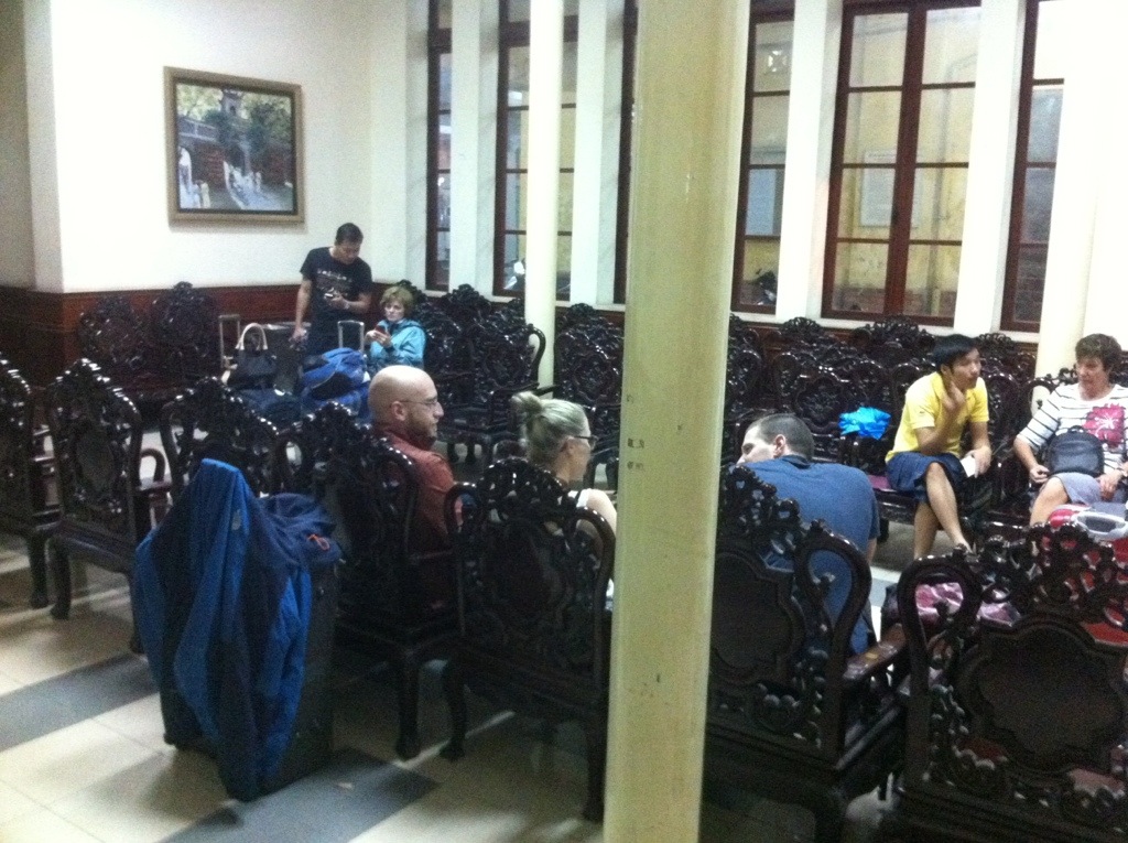 Wartebereich für Touristen Wartebereich für Touristen